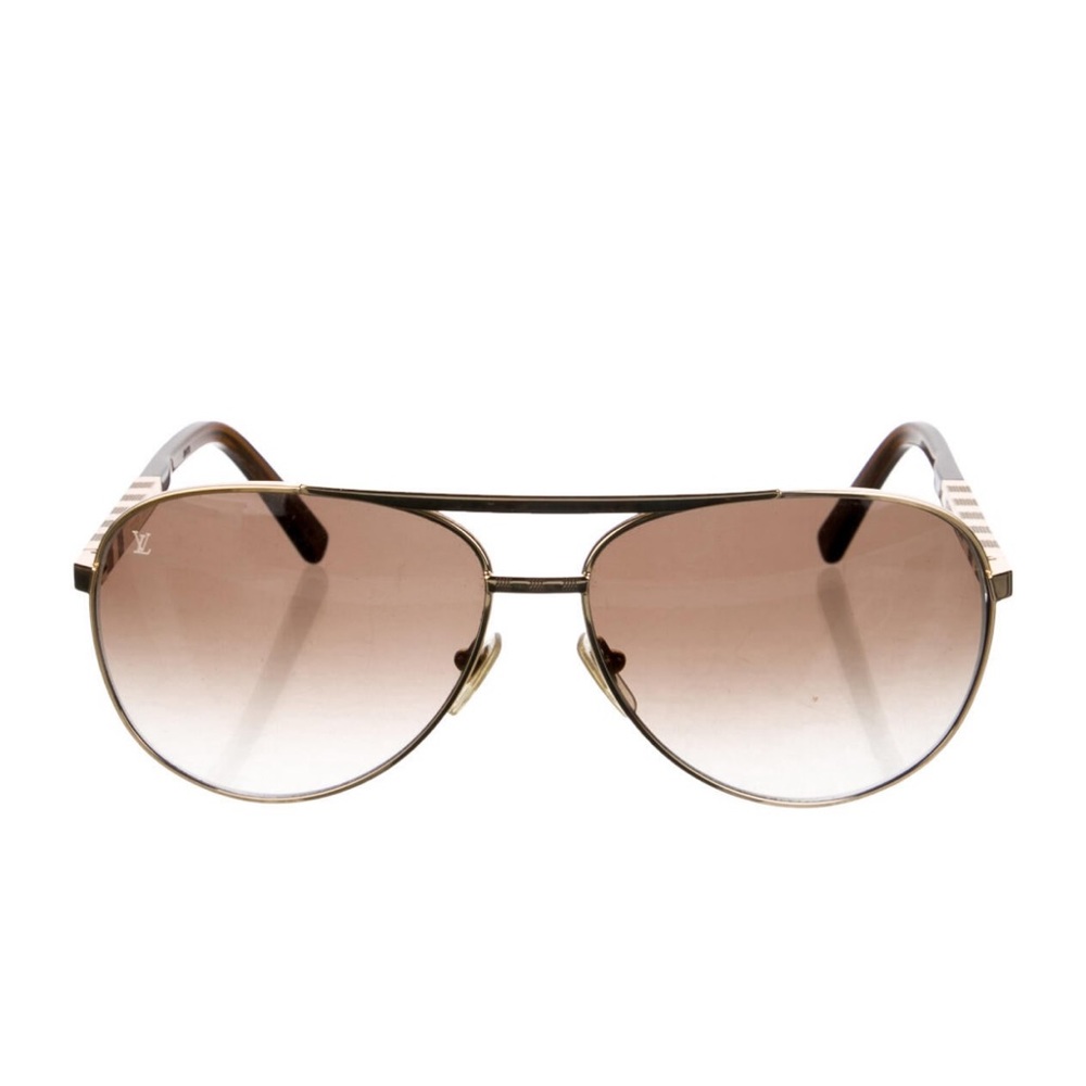 LOUIS VUITTON Attitude Pilote Aviator Sunglasses